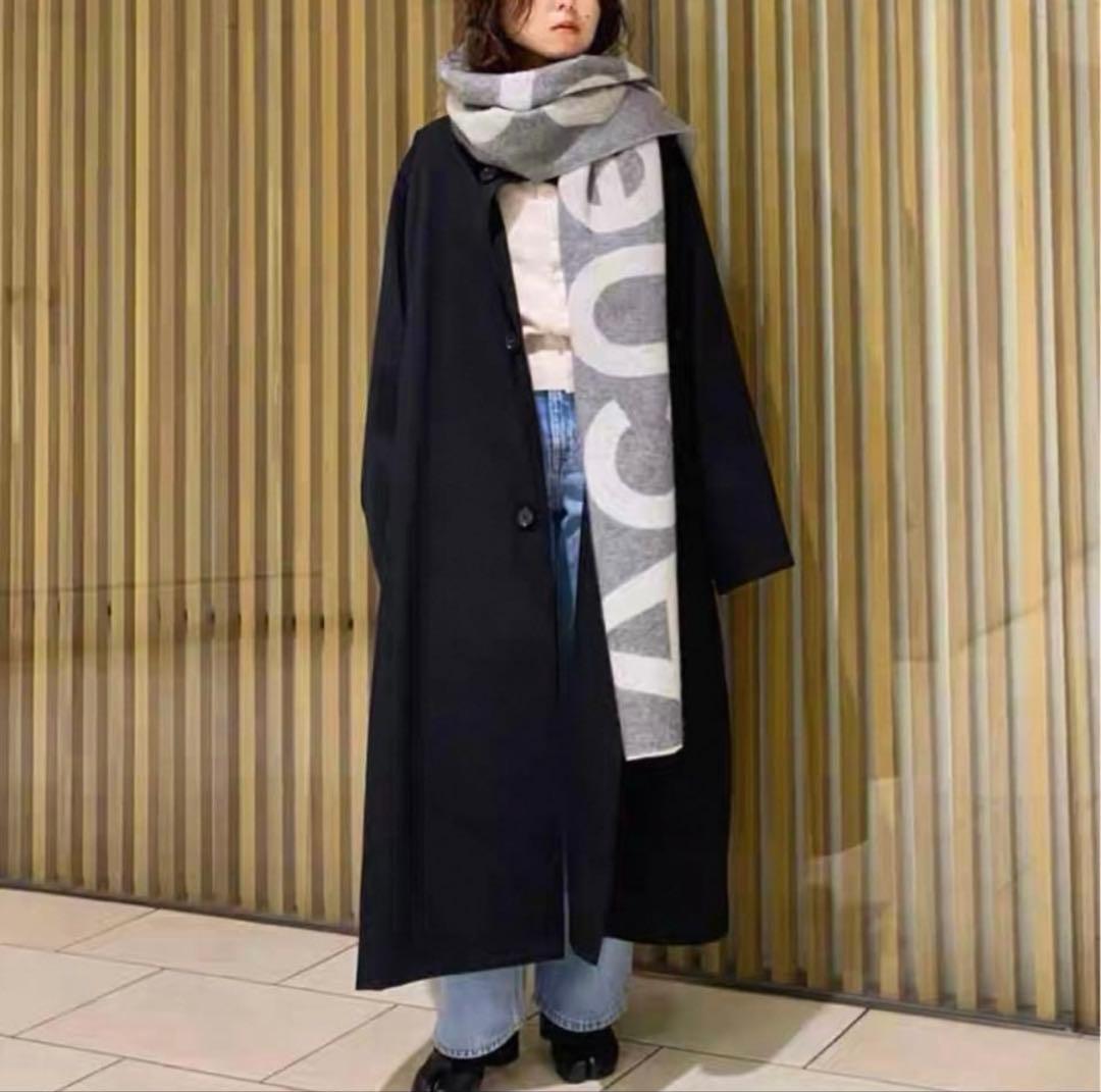 CABaN キャバン ウールギャバジンスタンドカラーコート　M