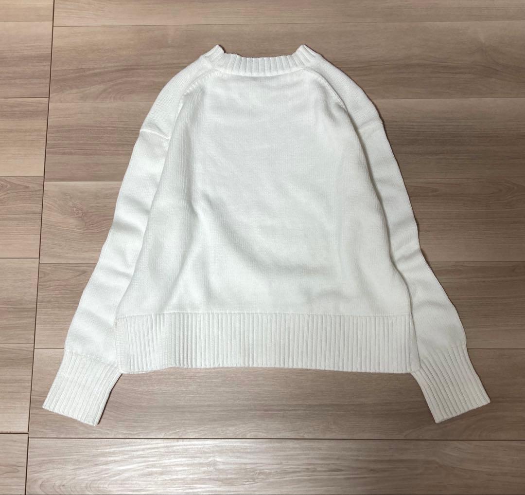 １回着　美品　セオリーリュクス　23SS 春　ニット　ホワイト　38