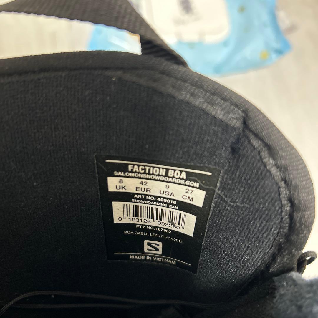 SALOMON FACTION BOA スノーボードブーツ 27cm