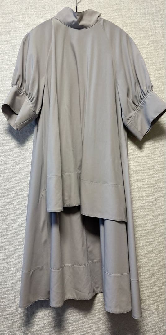 ルフィル　シルキーブロードロングシャツ　グレー