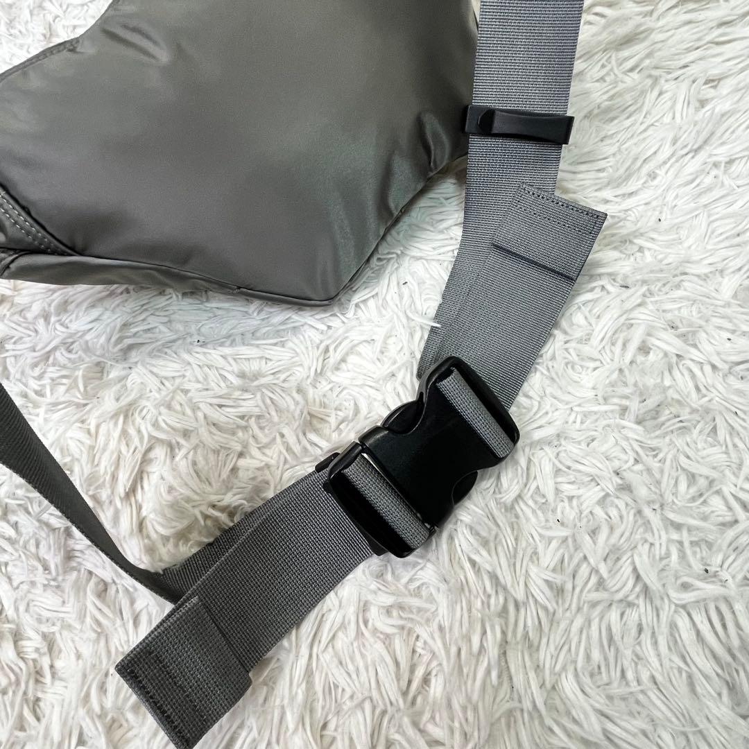 美品✨ポーター タンカー ウエストバッグ ショルダー L シルバーグレー