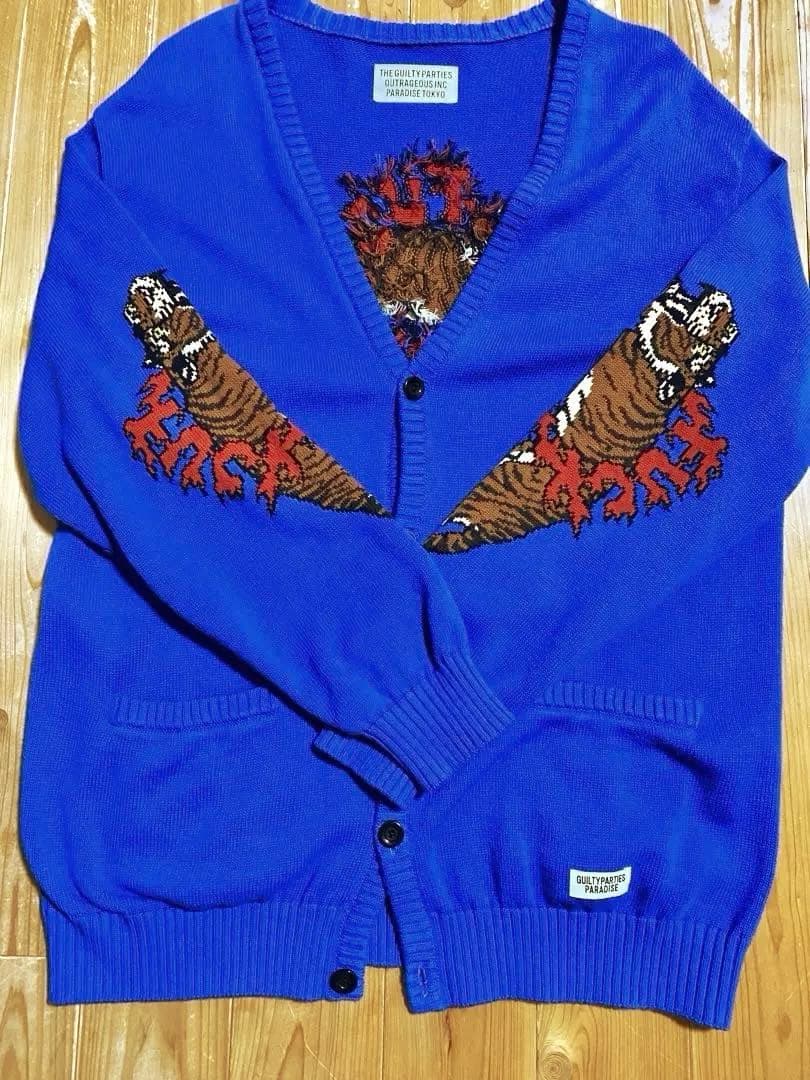 wacko maria tim lehi カーディガン　コットン　ワコマリア