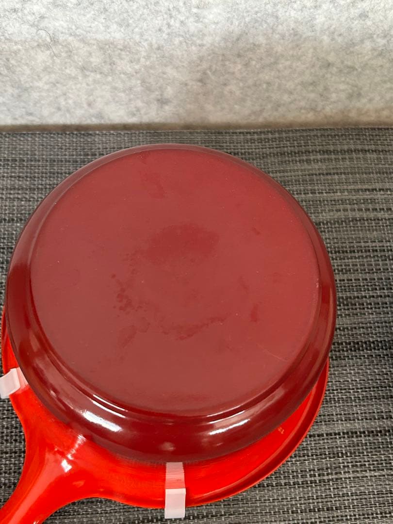 Le Creuset ルクルーゼ　片手鍋 16cm チェリー　ソースパン