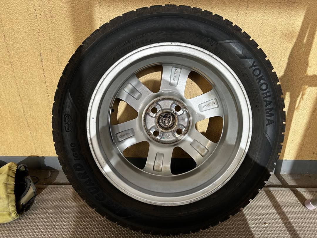 【引取り限定】トヨタiQ 純正ホイール15インチ スタッドレスタイヤ 4本セット