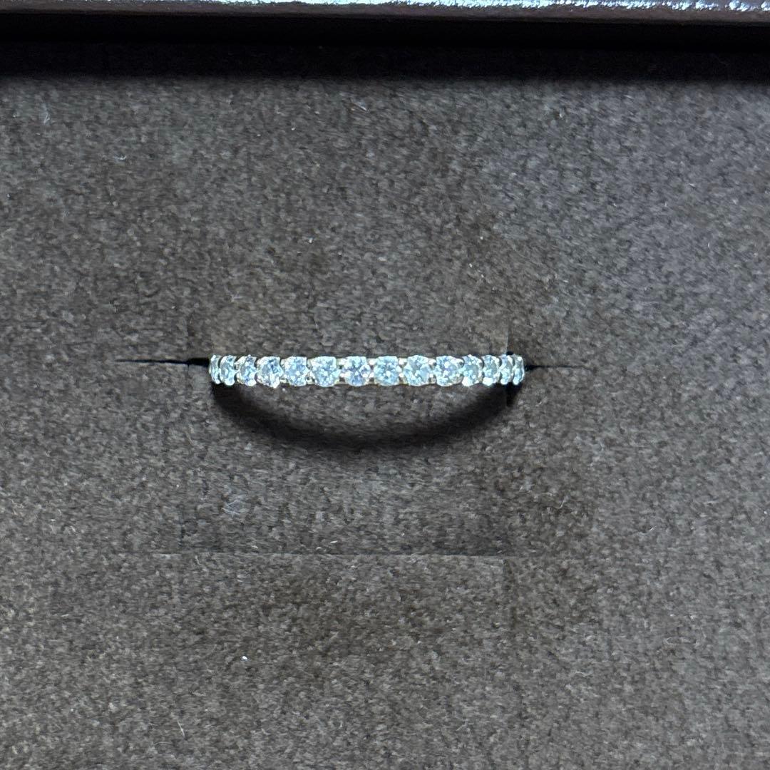 K18 0.3ctダイヤモンドハーフエタニティ　12号