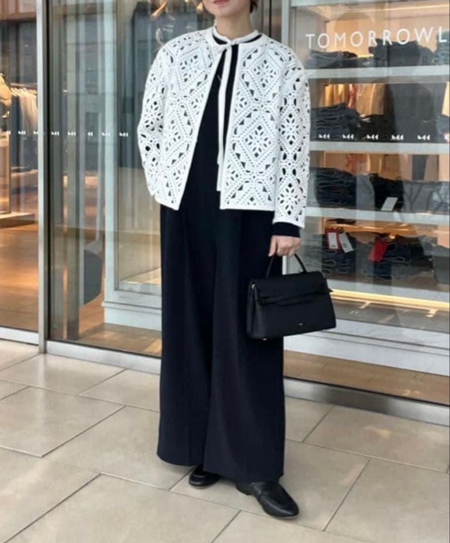 ballsey ジョーゼットジャージーVネックオールインワン　トゥモローランド