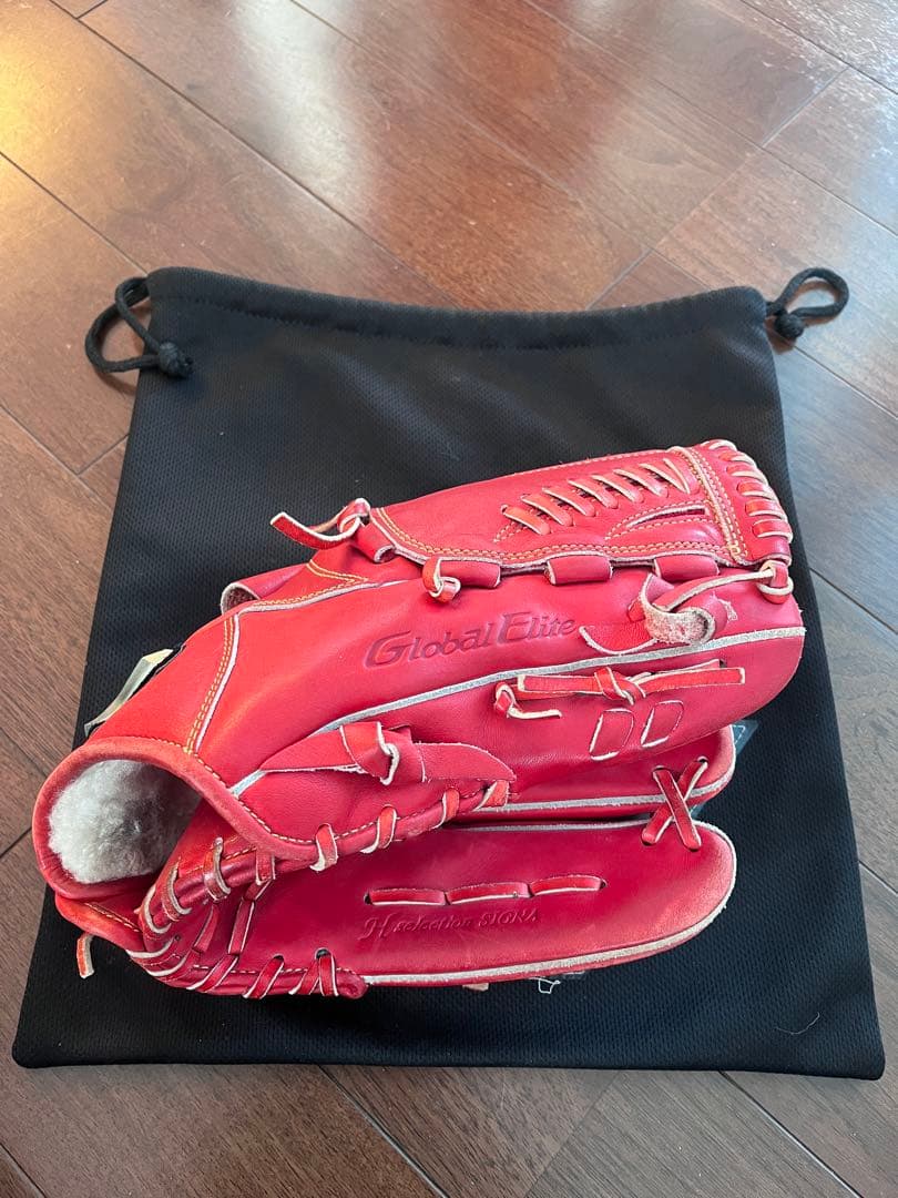 美品！！ミズノ⭐︎Global Elite⭐︎硬式グローブ⭐︎レッド⭐︎ピッチャー用
