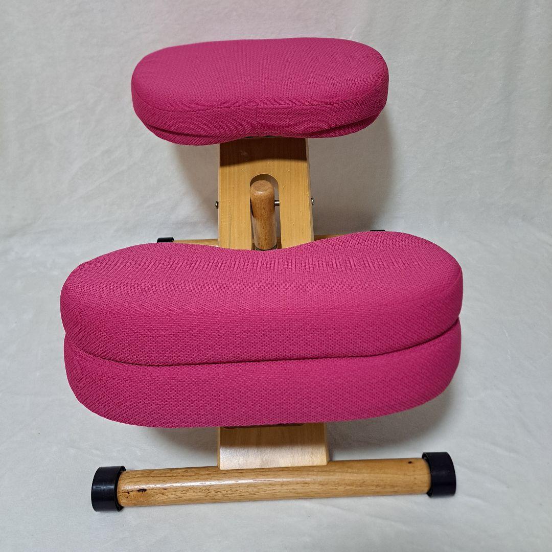 【極美品】宮武製作所 プロポーションチェア バランスチェア 姿勢矯正 ピンク
