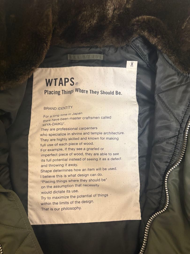 WTAPS 2016AW N-3B ジャケット Mサイズ 名作 希少 N3B