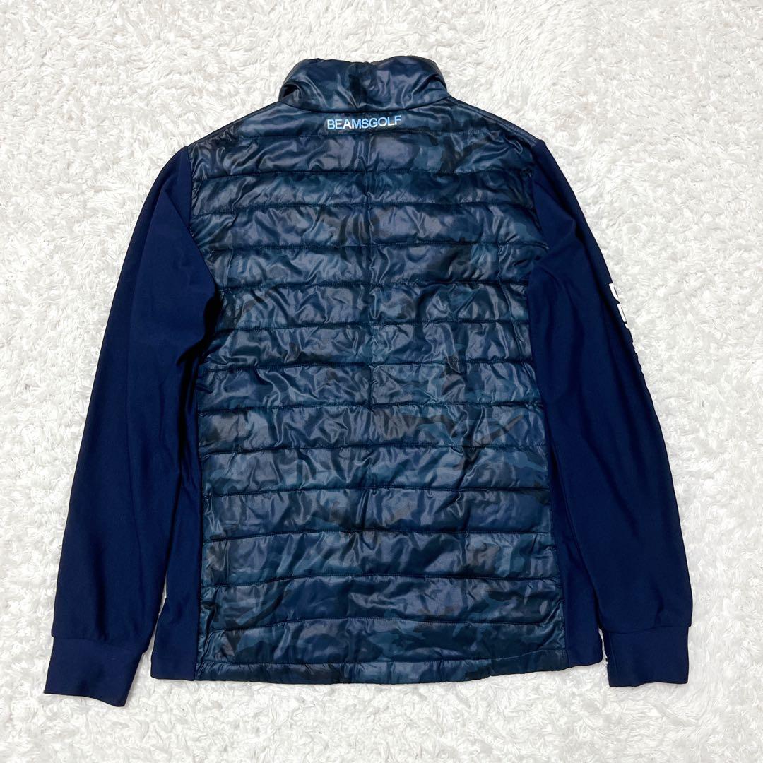 BEAMS GOLF ビームス ゴルフ 中綿 ジャケット カモフラ 切替 伸縮性