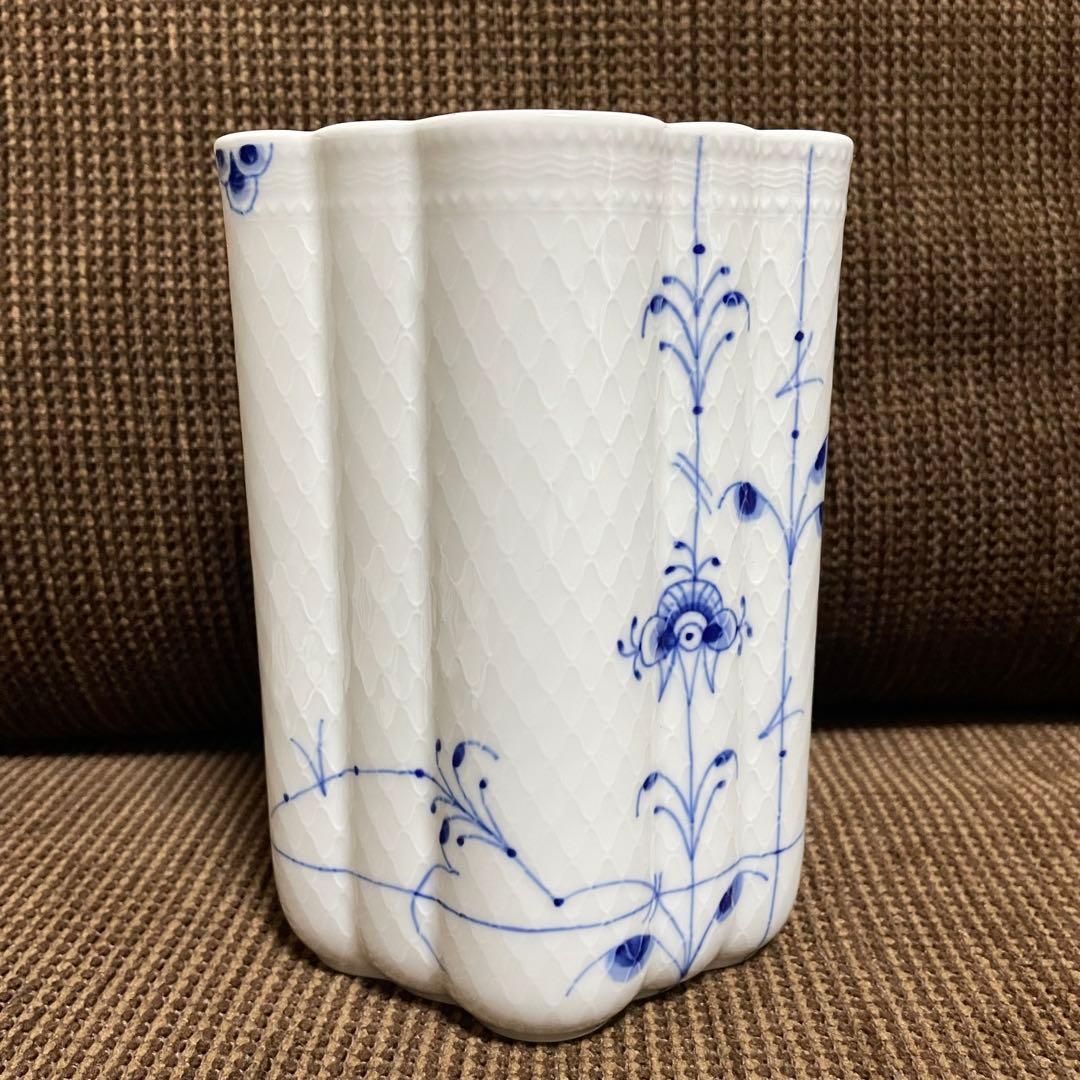 ロイヤルコペンハーゲン ブルーパルメッテ フラワーベース（花瓶）