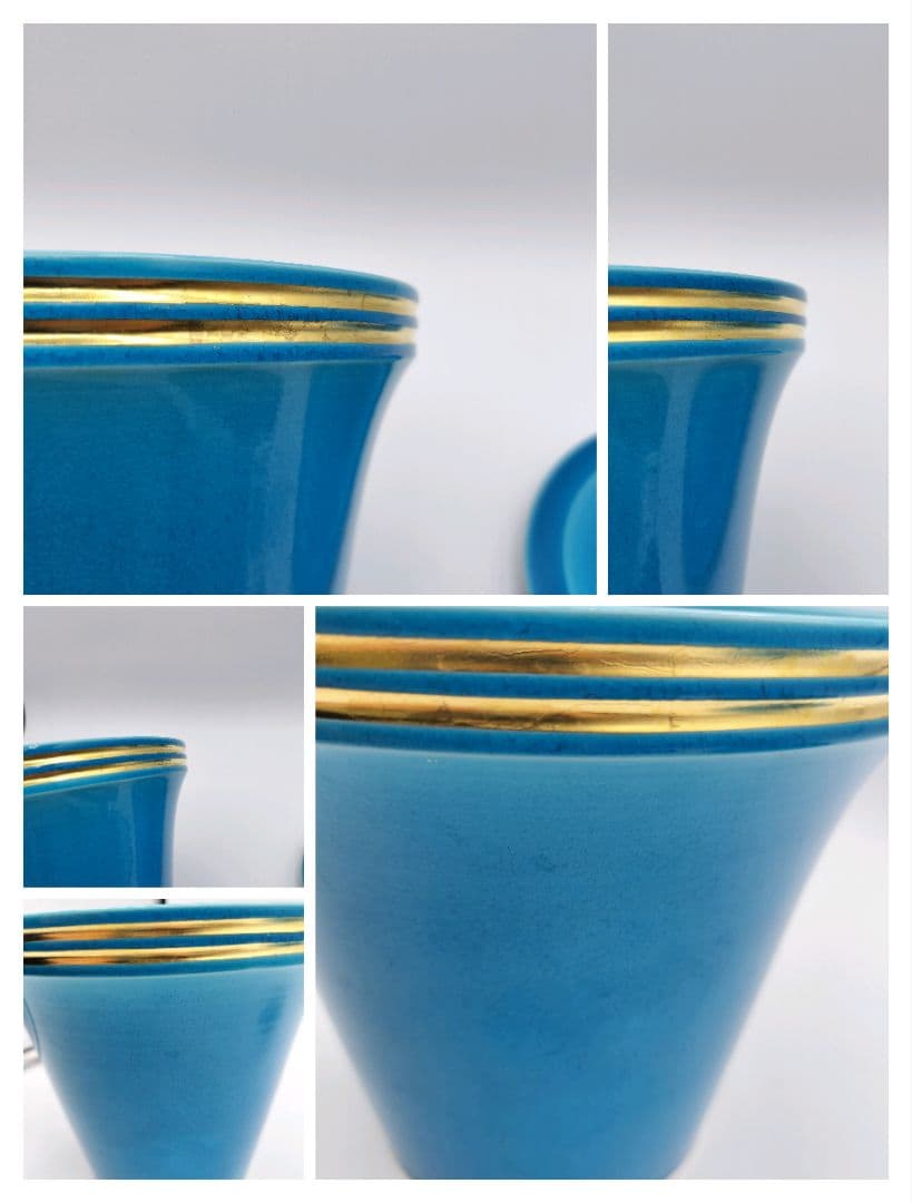 408 水指 末広水指 浅黄交趾 翠嵐 塗蓋付 茶道具 茶道　古物　中村