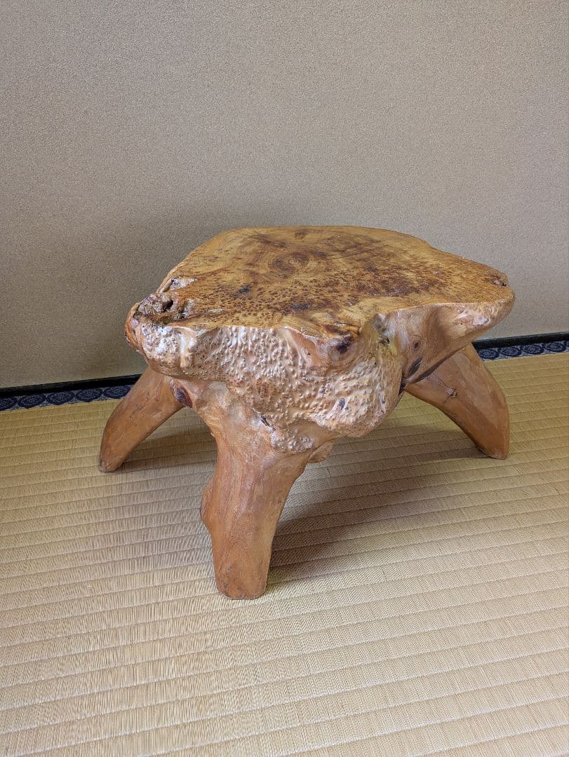 古木　インテリア　切り株　飾り台　花台　盆栽台　天然木