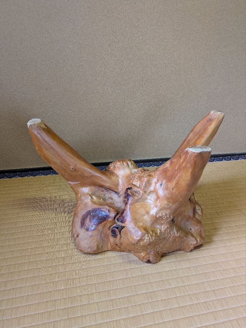 古木　インテリア　切り株　飾り台　花台　盆栽台　天然木