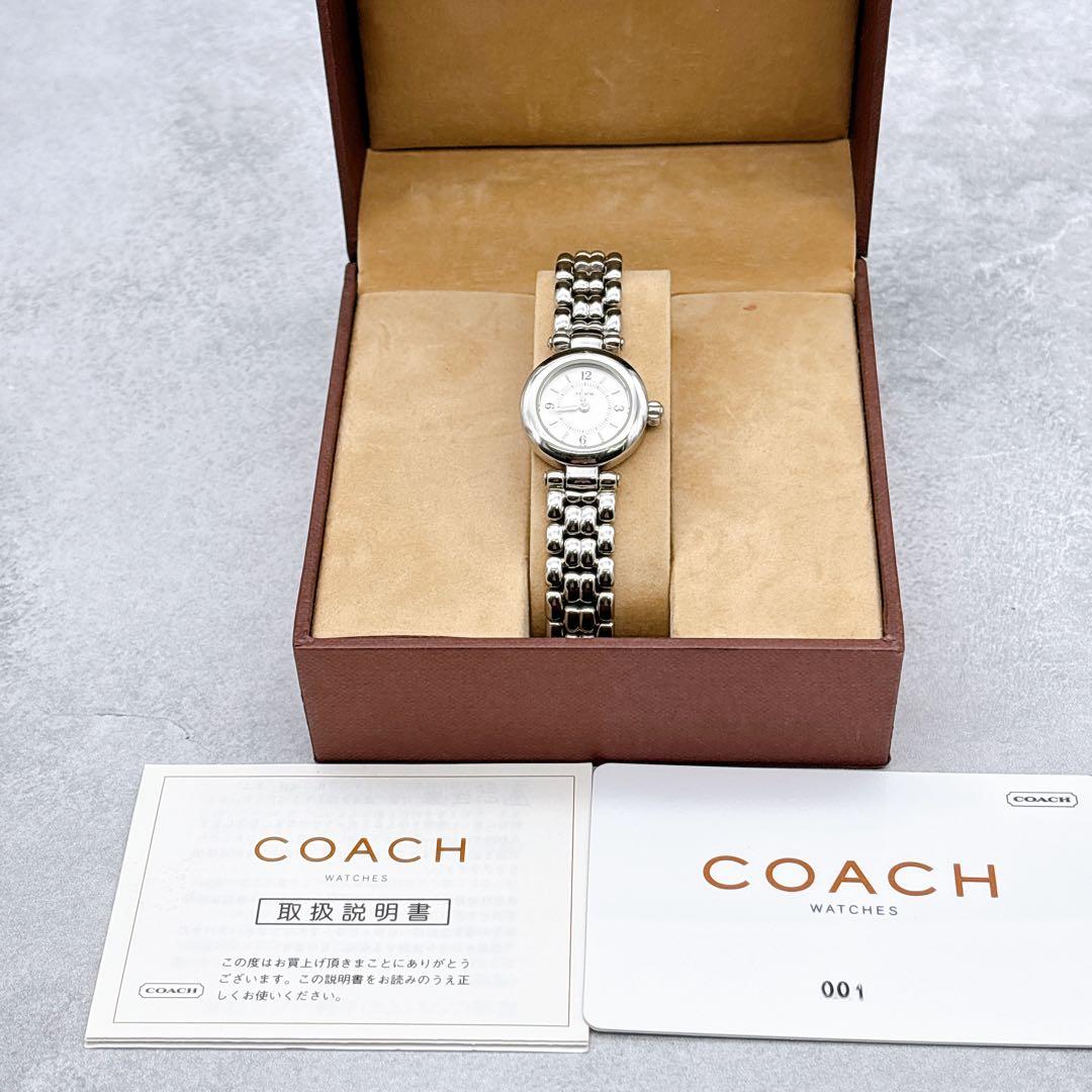 稼働 COACH コーチ レディース 腕時計 ラウンド クォーツ 90
