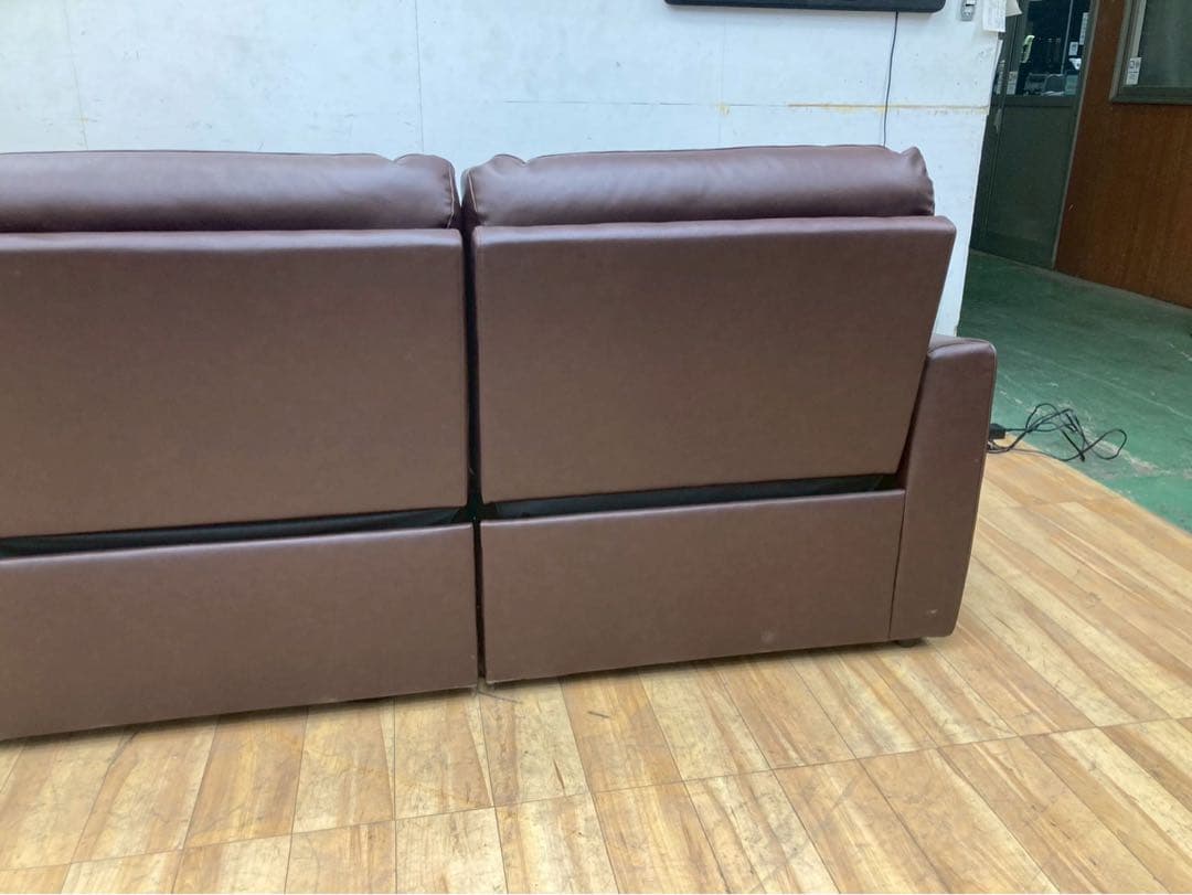 【動作確認済】電動リクライニングソファ　USBポート付 直接引取り対応　pja1
