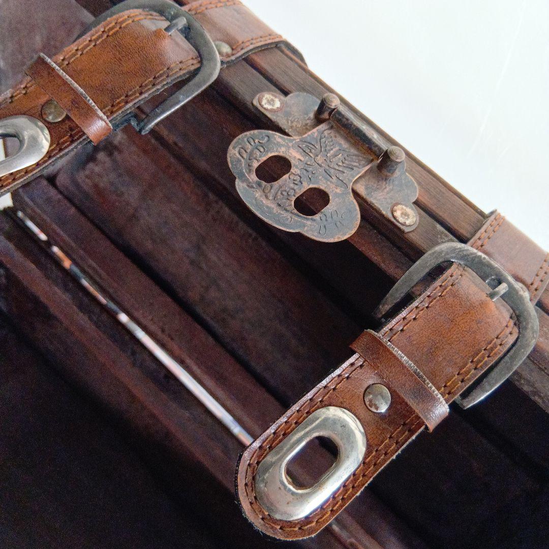 WOODEN TRUNK 木製トランク型収納ボックス アンティーク