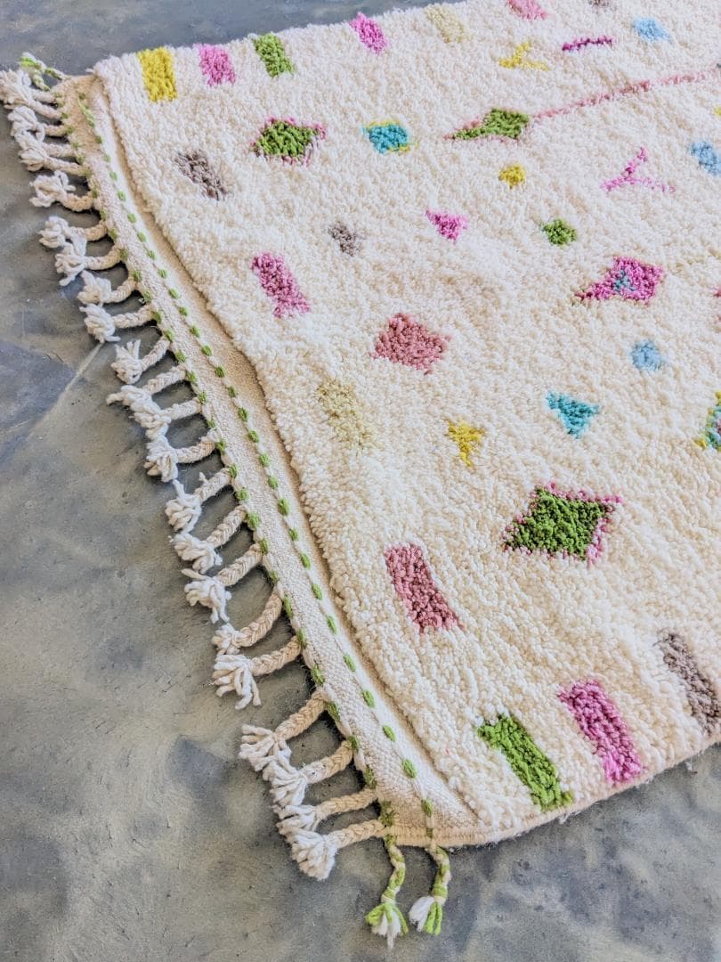 新品未使用品モロッコラグ-アジラルラグ-No5 118×157