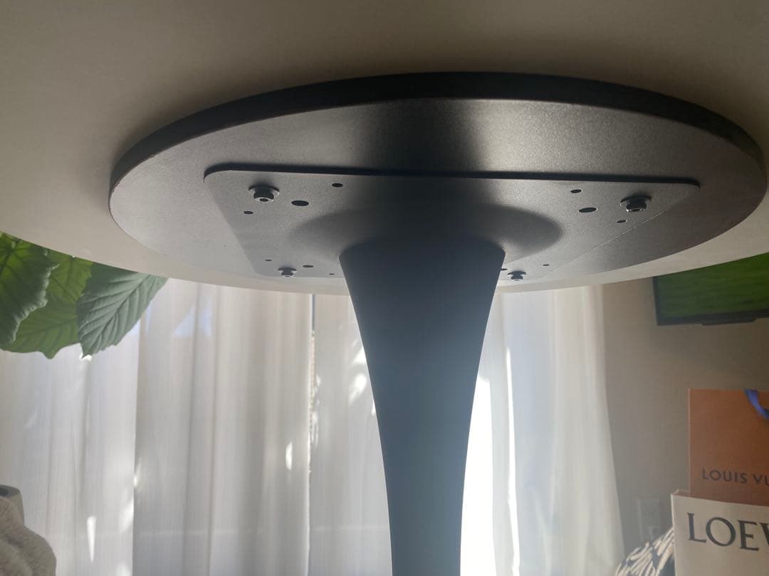 円形大理石風ダイニングテーブル、セラミックテーブル