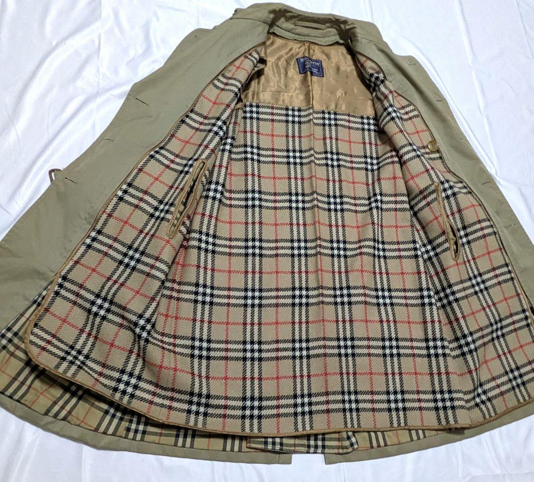 英国製　90s バーバリー トレンチコート ダブル ライナー付き ノバチェック