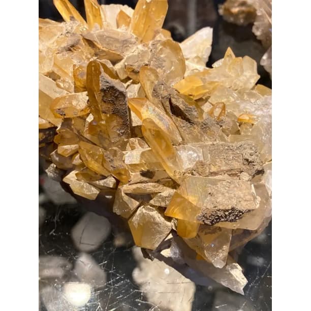 ゴールデンヒーラー クラスター 水晶 癒し 希少 天然石 パワーストーン