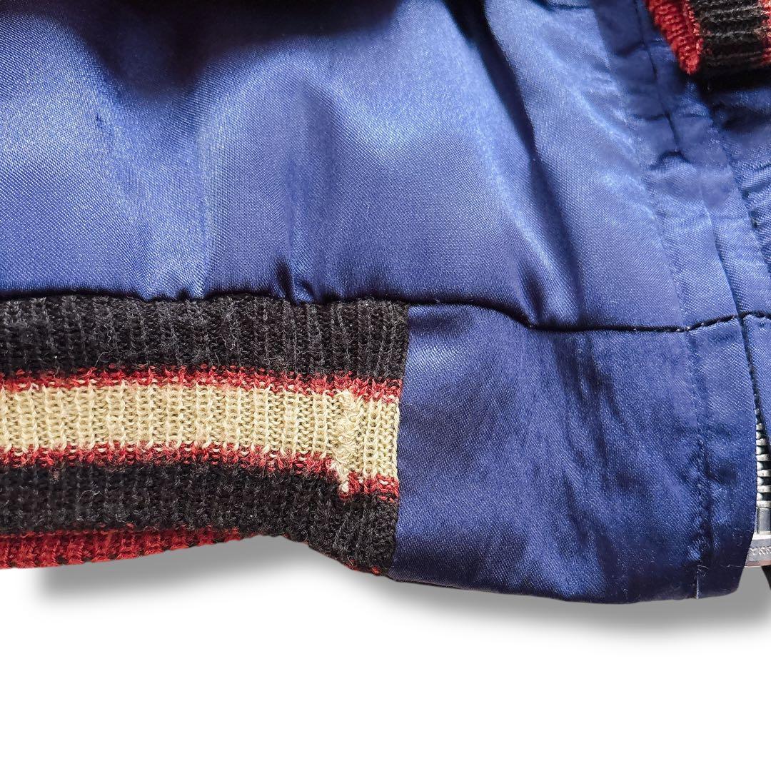 テーラー東洋 リバーシブル スカジャン 虎 龍 鷲 刺繍 Lサイズ ブラック 青