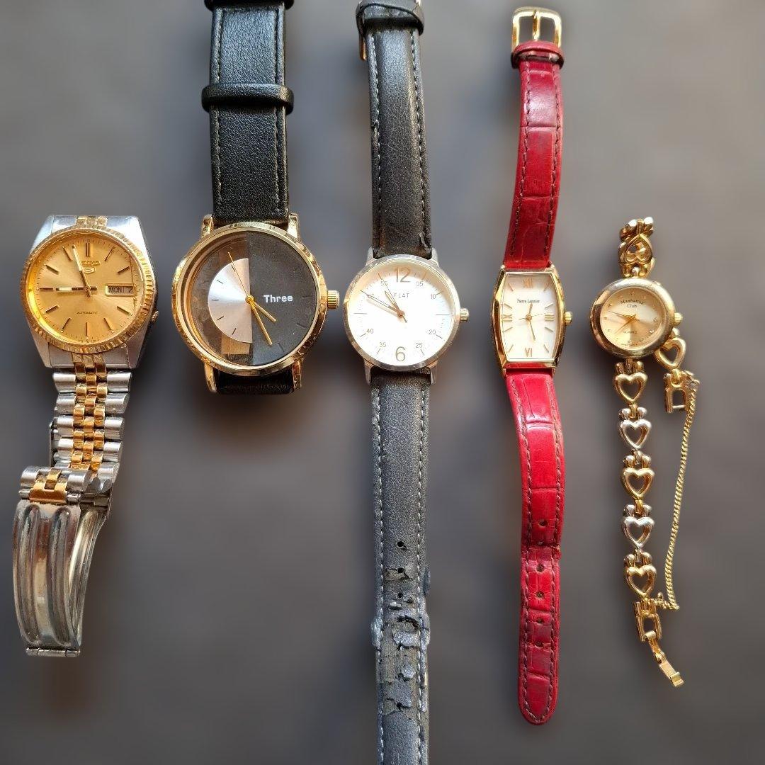 T*7様 ジャンク品　時計5本　動作未確認