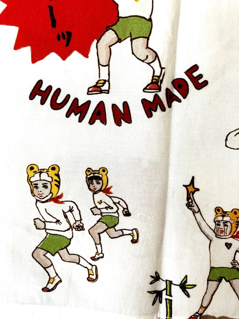 五月女ケイ子×ヒューマンメイド　総絵柄開襟シャツ　XL