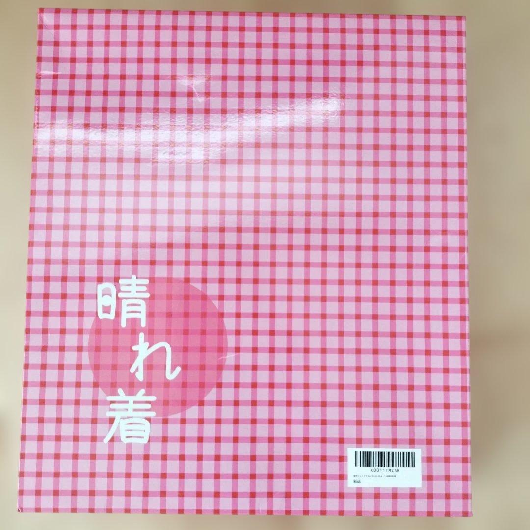 七五三 3歳 女の子 着物 被布 淡桃の恋詩 くすみカラー キョウエツ