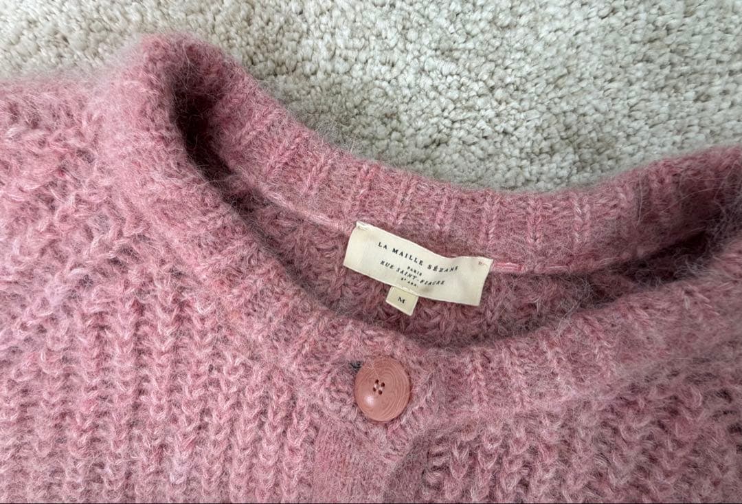 【美品】sezane EMILE カーディガンピンク