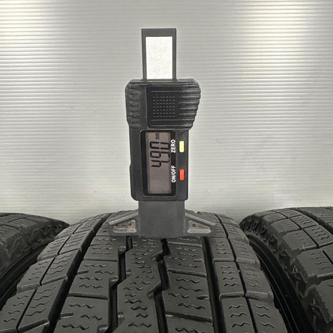 145R12 LT ダンロップ SV01 4本 送料無料 冬タイヤ T1746