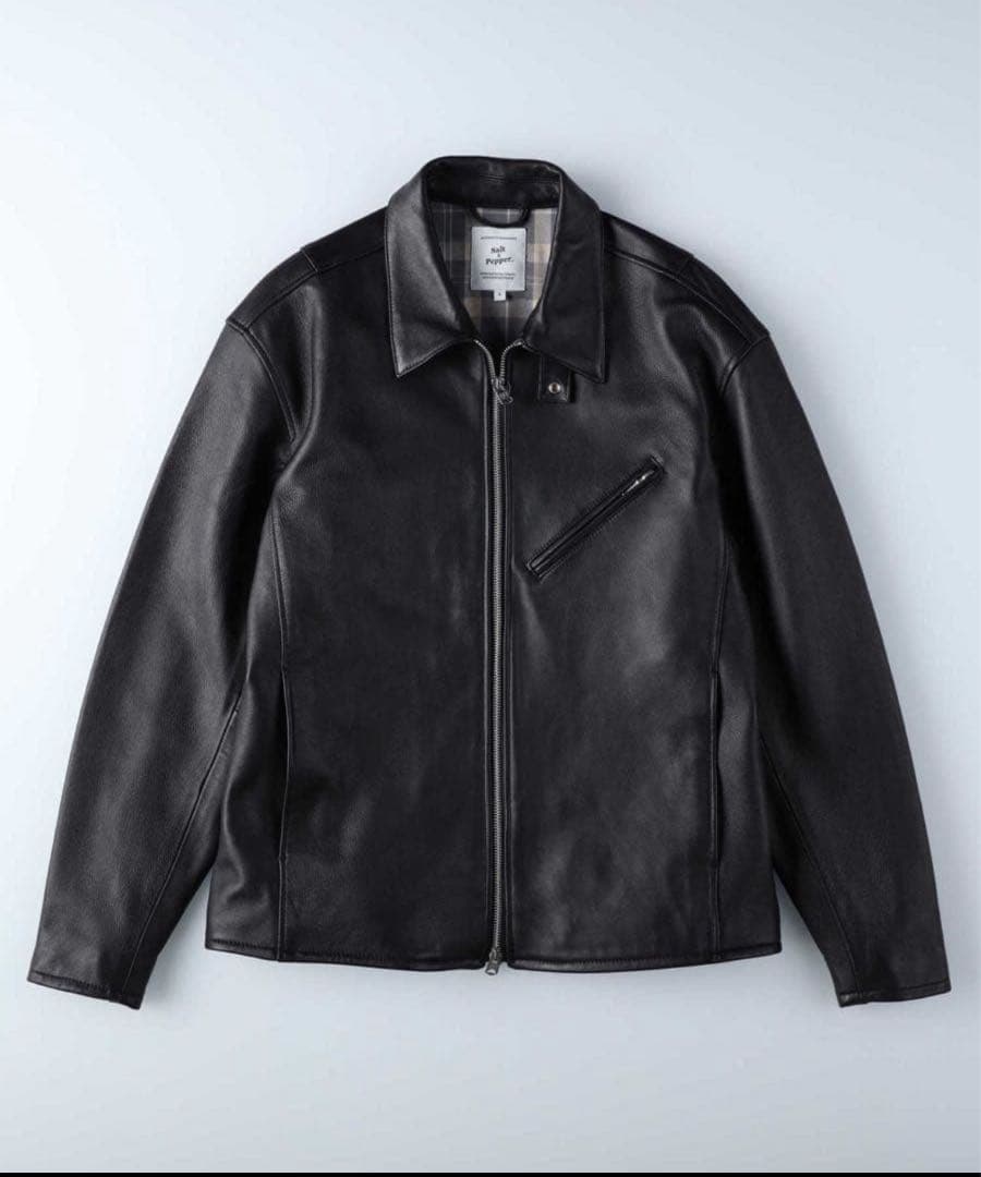 Salt & Pepper ブラックレザージャケット Lサイズ