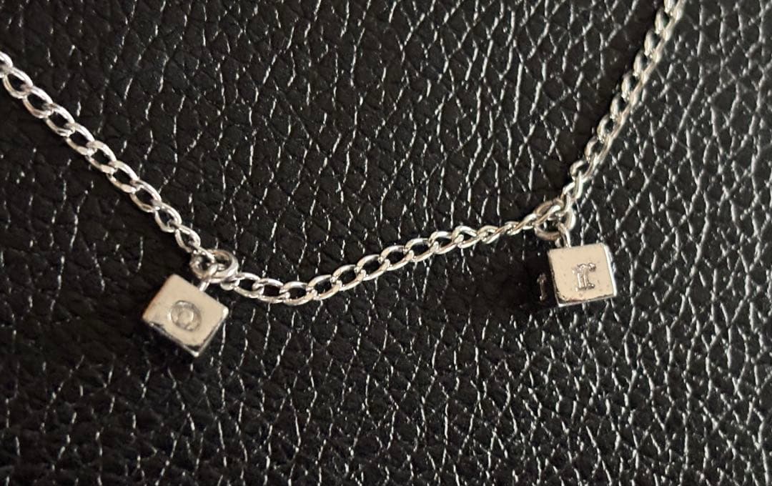 【Dior】ヴィンテージブレスレット キューブロゴ 免税店購入
