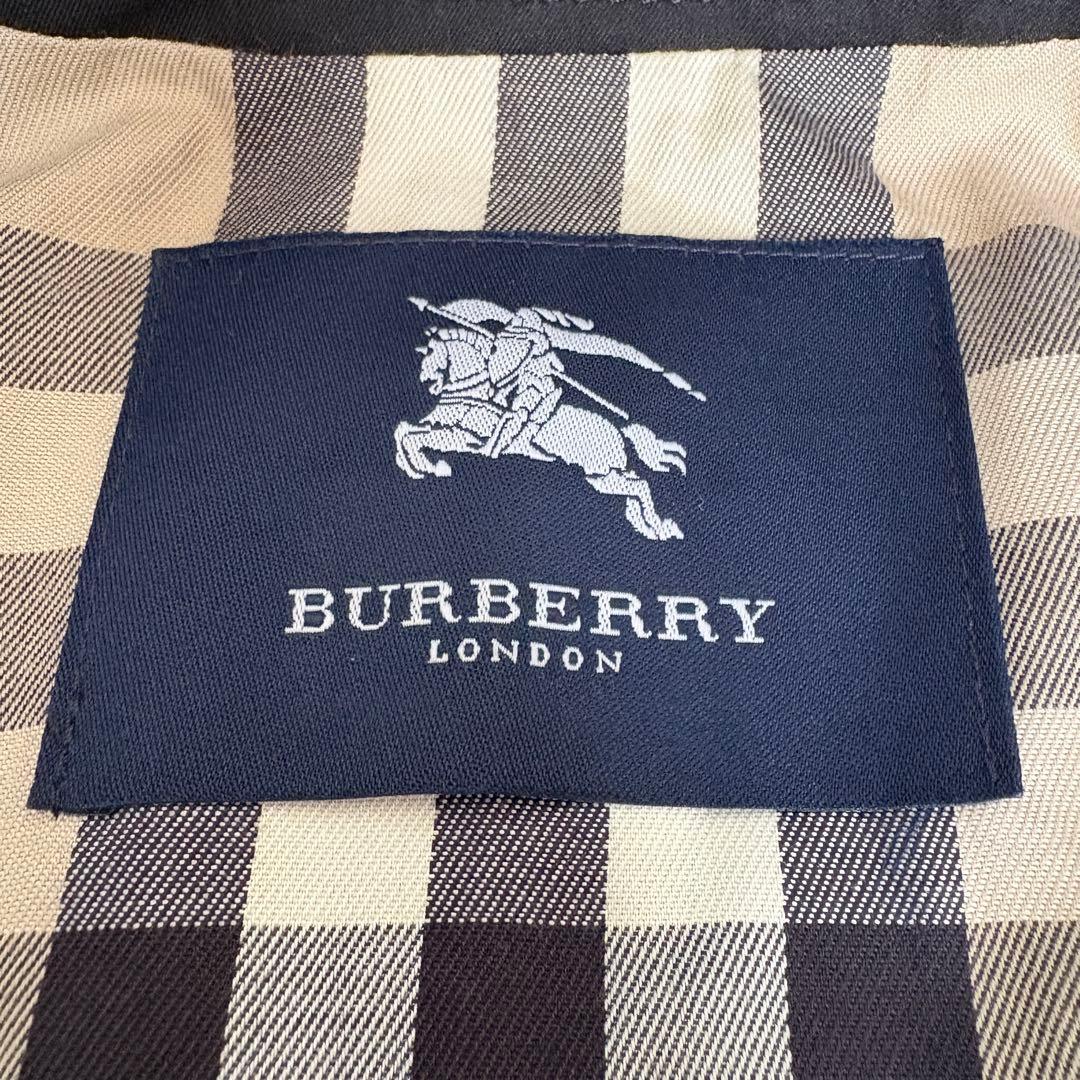 ✨極美品✨ XL バーバリーロンドン トレンチコート ノバチェック ロング丈 黒