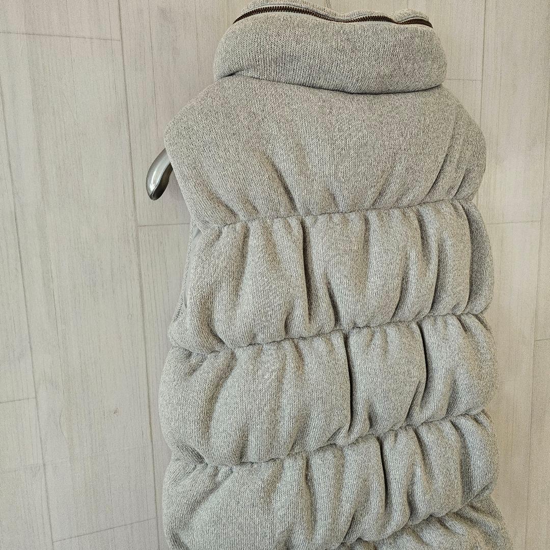 【希少】ノースフェイス　ダウンベスト　ライトグレー レディース L