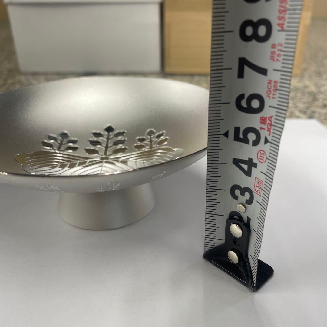 あ*3様 銀杯 内閣総理大臣 SILVER 木箱入り 銀盃 シルバー 新品 小物