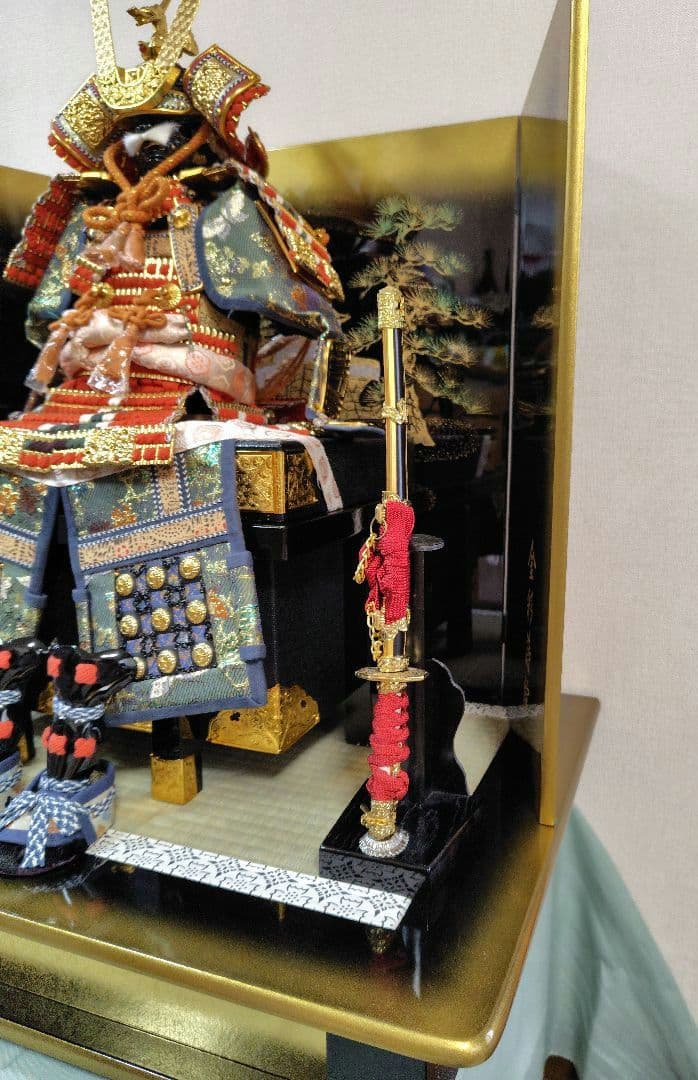 ①　吉徳　五月人形　京甲冑　鎧兜【五月人形・刀・破魔矢・お手入れセット他】のみ