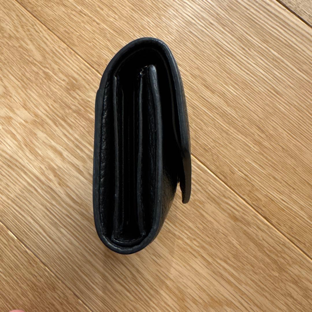 Maison Margiela マルジェラ 三つ折り財布 黒 トリフォールド