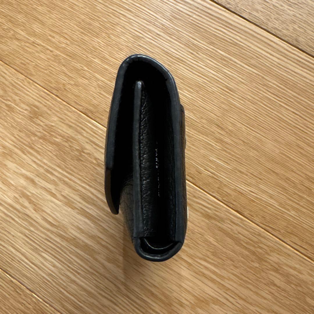 Maison Margiela マルジェラ 三つ折り財布 黒 トリフォールド