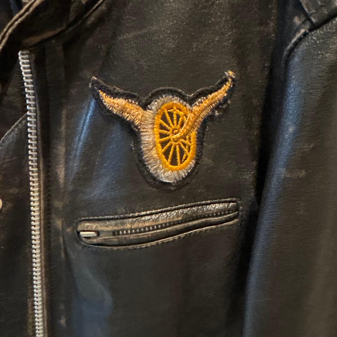 最終値下げ　neighborhoodレザー シングルライダースジャケット