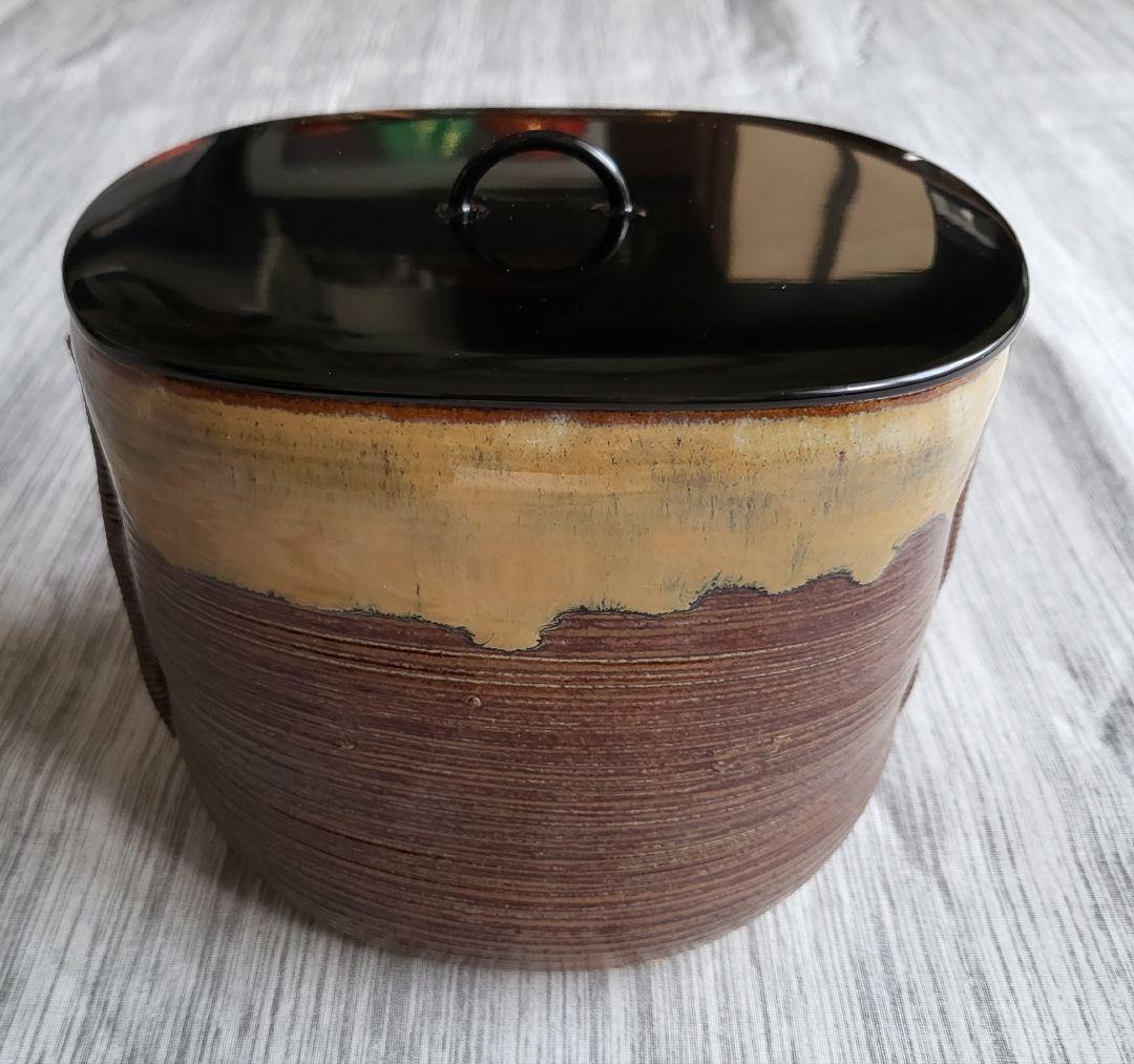 sale❗裏千家　高取焼　鬼丸碧山作　水指　美品未使用