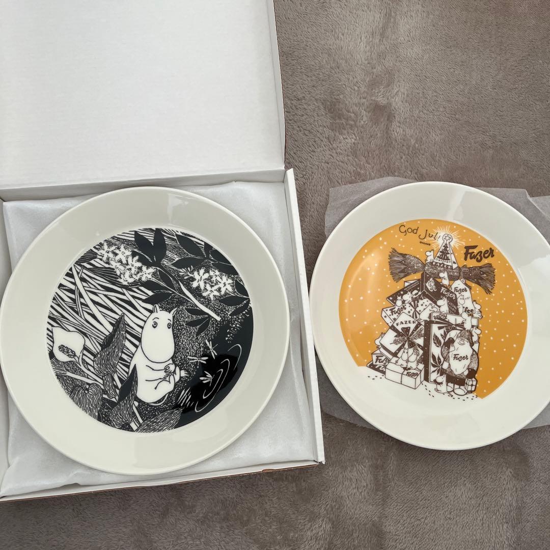 未使用　アラビア ムーミン コレクターズプレート Fazer Dreamin