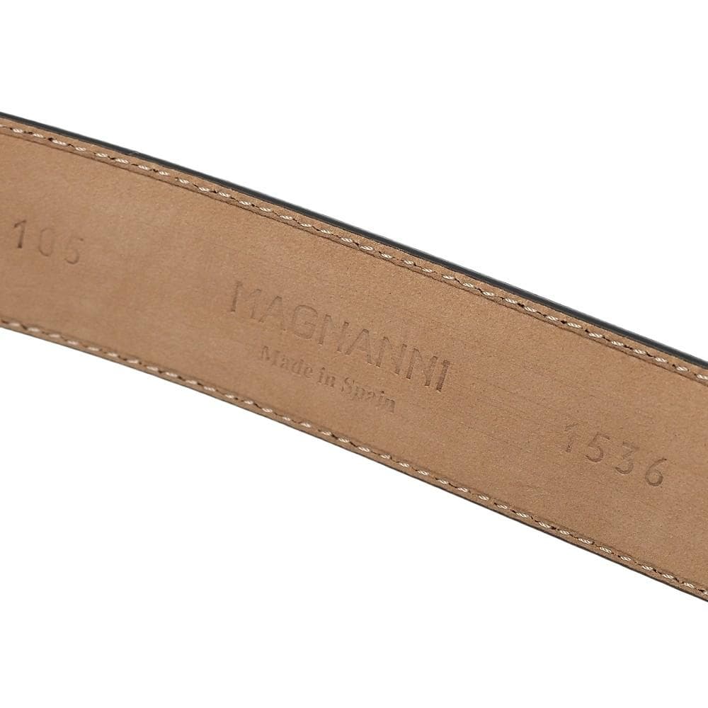 K06382 MAGNANNI レザーベルト 1536 バーガンディ