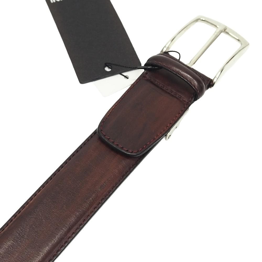 K06382 MAGNANNI レザーベルト 1536 バーガンディ