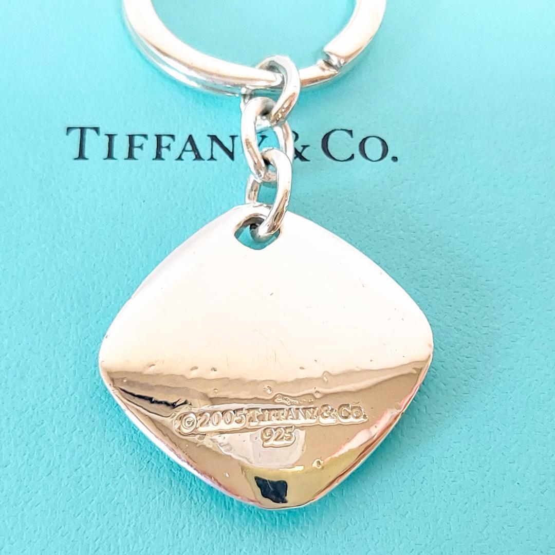 TIFFANY&Co. Y2K キーホルダー 1837 ナロー スクエア 925