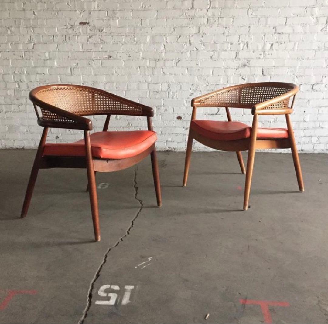 ダイニングチェア Mid Century Modern chairs by James Mont