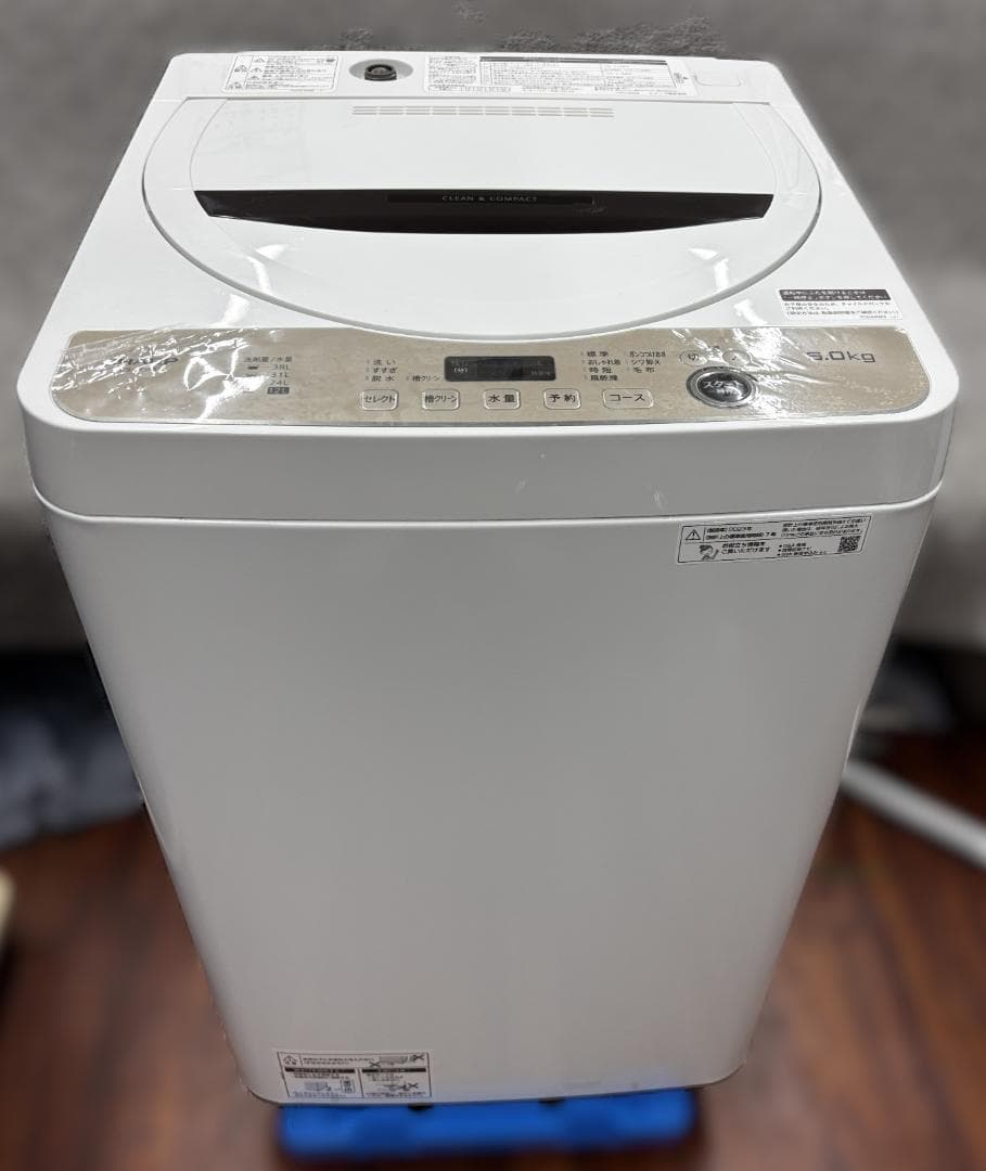 なかSHARP シャープ 全自動洗濯機 ES-GE6G-T 6.0kg