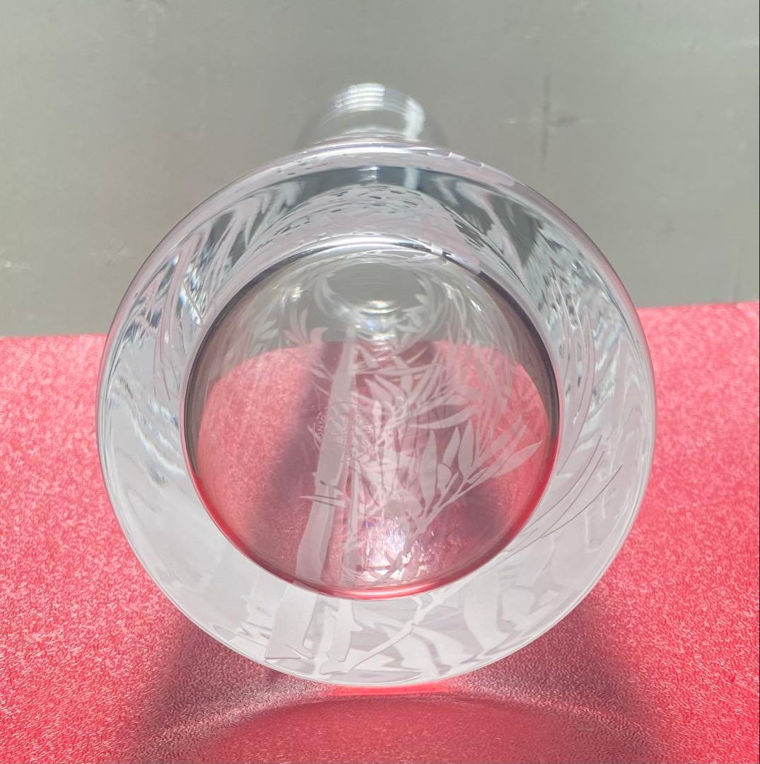 バカラ 草文花　花瓶　フラワーベース　大型サイズ