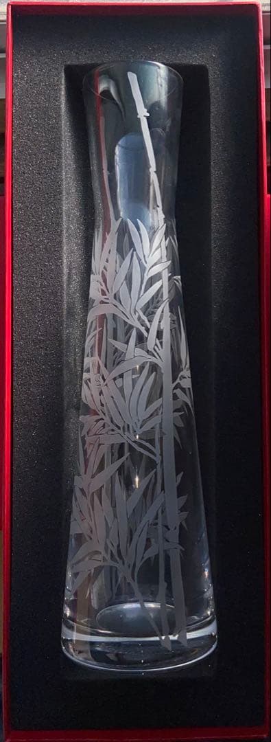 バカラ 草文花　花瓶　フラワーベース　大型サイズ