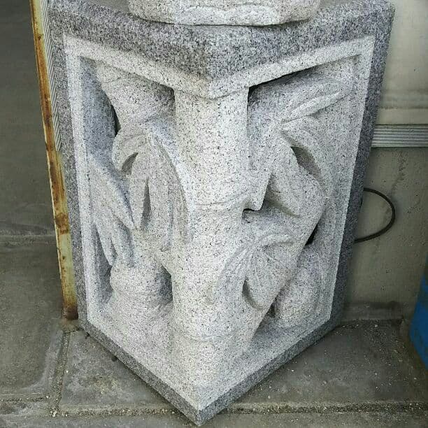 #彫刻石あかり #彫刻 #石 #あかり #インテリア #庭 #オシャレ #庵治石